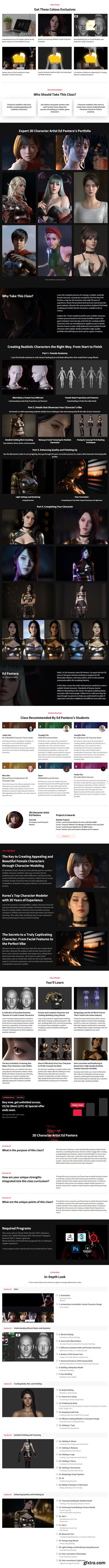 Coloso - Modeling Beautiful and Lifelike Female Characters