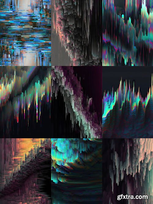 Creativemarket - GLITCH SCULPTURES COLLECTION - 26700938