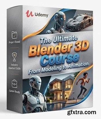 Udemy - The Ultimate Blender 3D Course: From Modeling to Animation