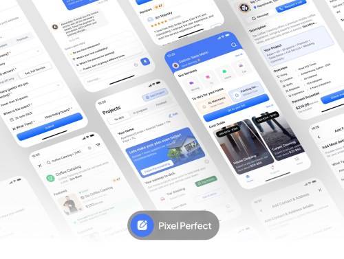 'FixWheel - Home Service App Ui Kit'