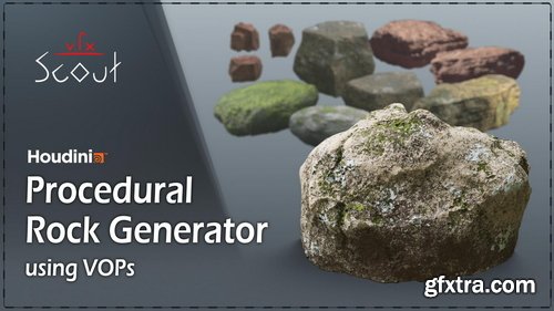 CGCircuit - Procedural Rocks in Houdini using VOPs