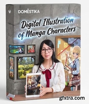 Domestika - Digital Illustration of Manga Characters