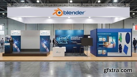 Udemy - Learn 3D Stall Design: Model 5 Exhibition Booths in Blender