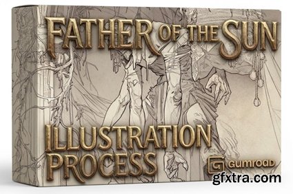 Gumroad - Father of the Sun - Illustration Process