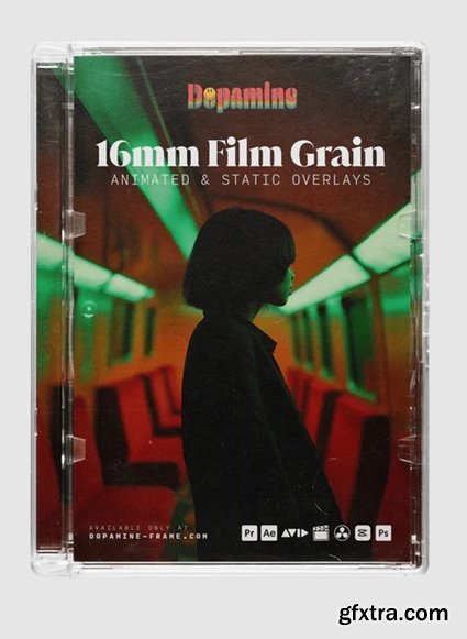 Dopamine Frame - 16mm Film Grain Overlays