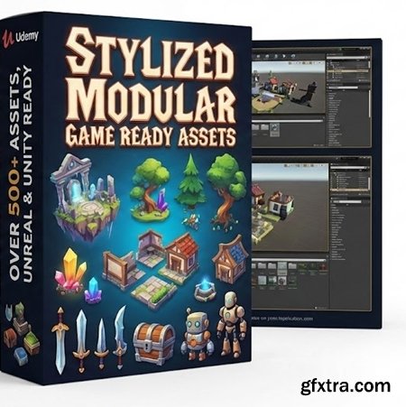 Udemy - Stylized Modular Game Ready Assets