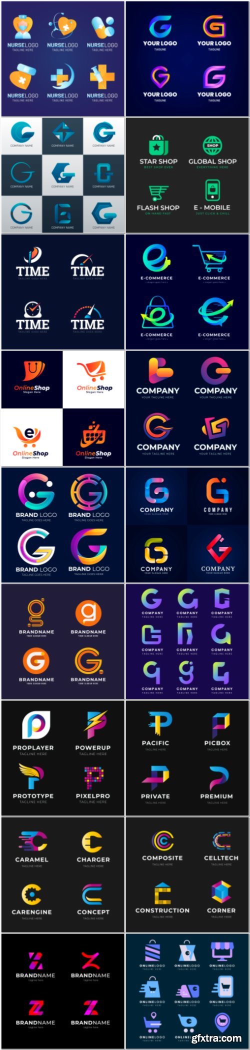 Letter logo design with color concept premium vector Letter logo design with color concept premium vector