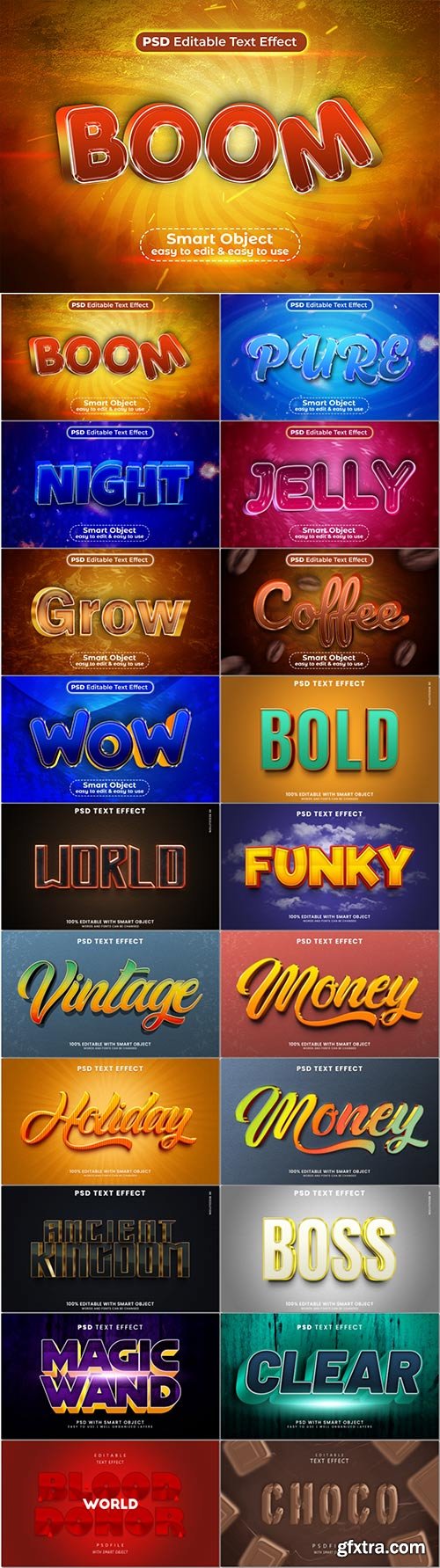 Psd text effect set vol 625 Psd text effect set vol 625