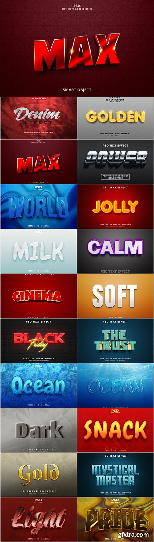 Psd text effect set vol 636 Psd text effect set vol 636
