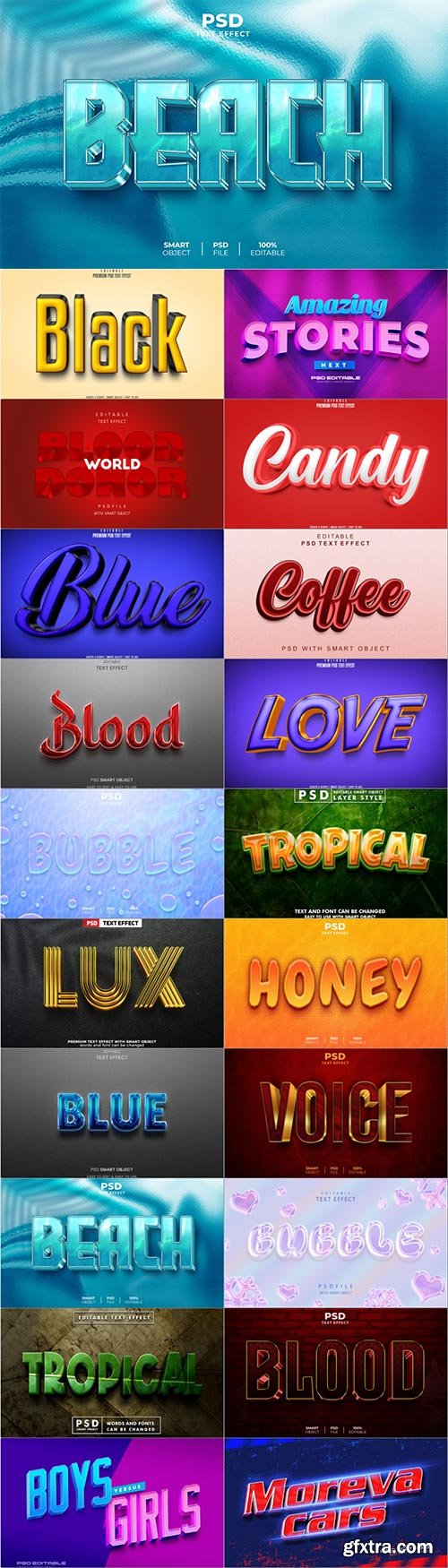 Psd text effect set vol 634 Psd text effect set vol 634