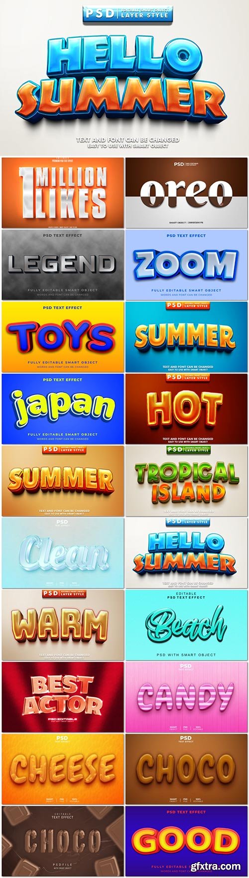 Psd text effect set vol 632 Psd text effect set vol 632