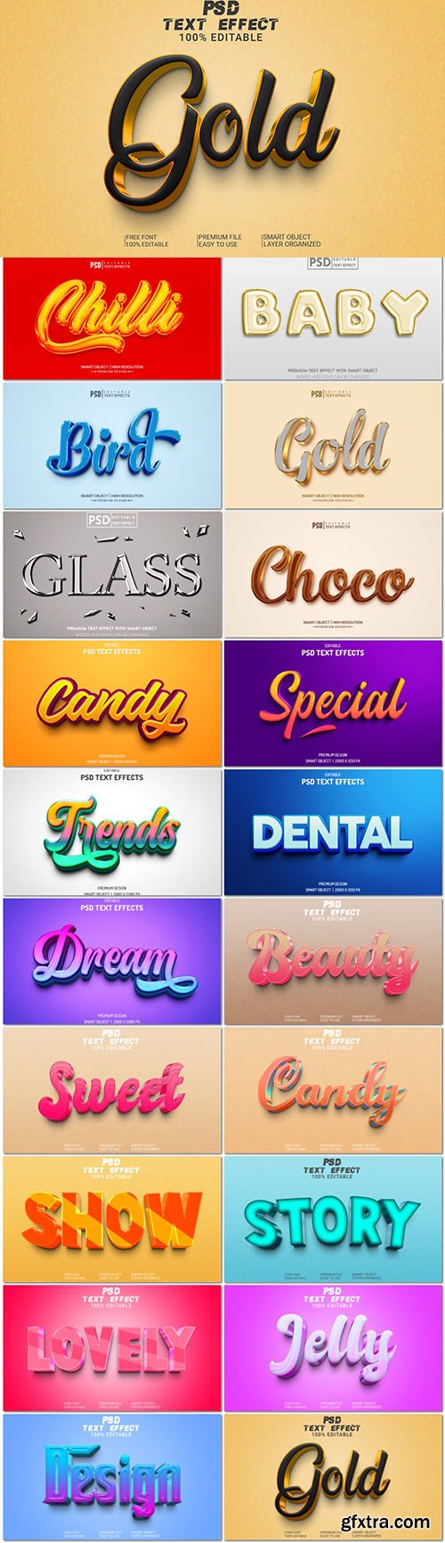 Psd text effect set vol 643 Psd text effect set vol 643