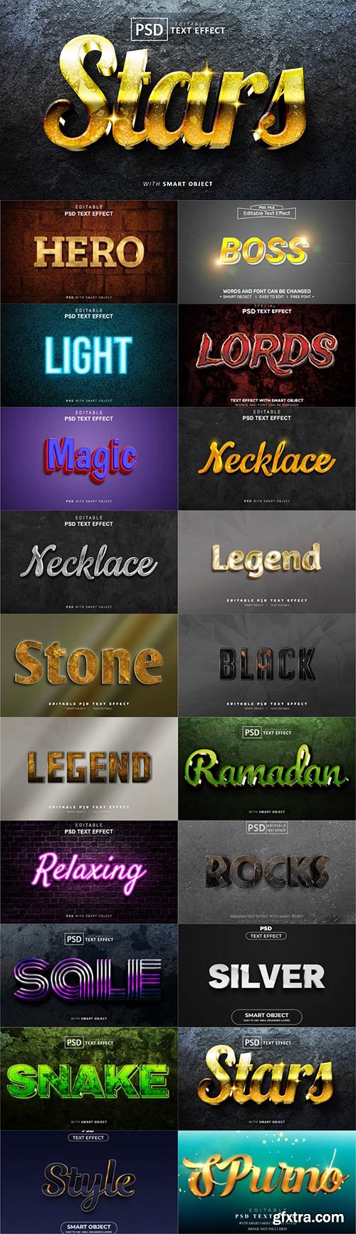 Psd text effect set vol 641 Psd text effect set vol 641