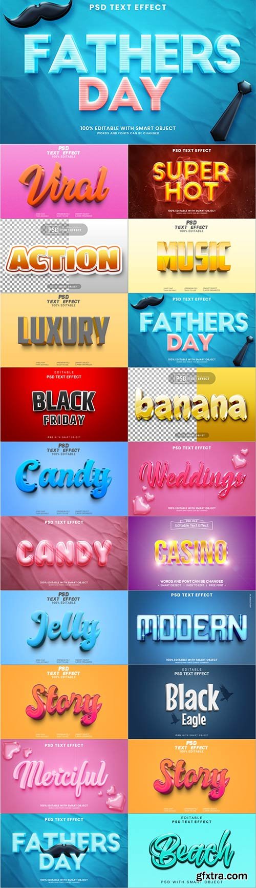 Psd text effect set vol 642 Psd text effect set vol 642