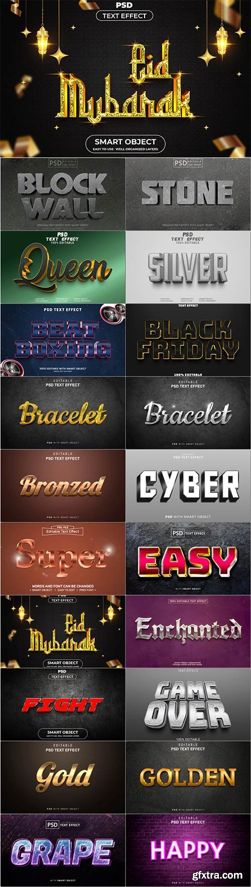 Psd text effect set vol 640 Psd text effect set vol 640