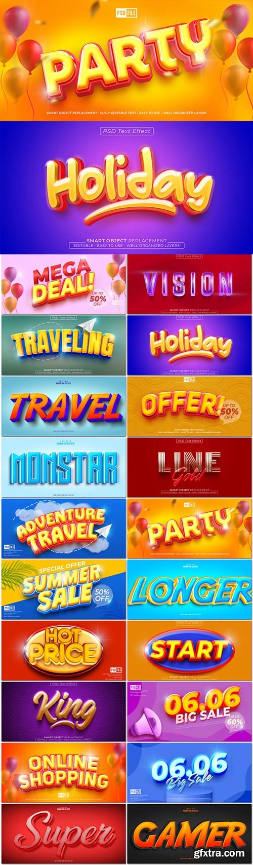 Psd text effect set vol 639 Psd text effect set vol 639