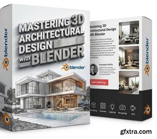 Udemy - Mastering 3D Architectural Design with Blender