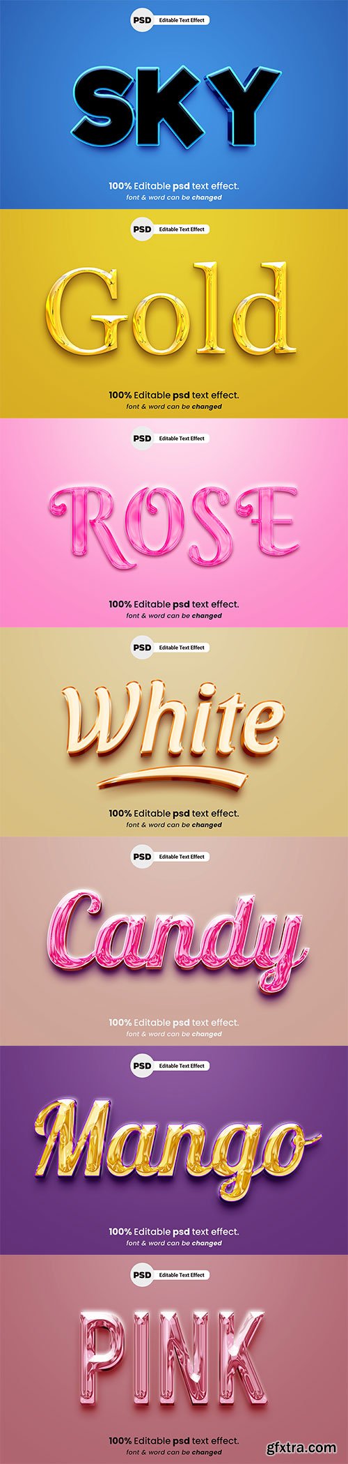 Psd text effect set vol 656