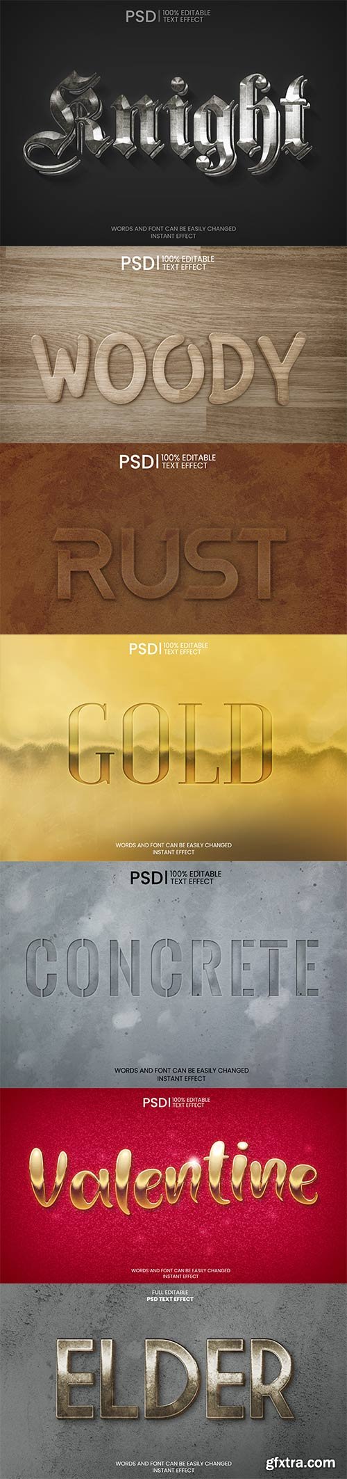 Psd text effect set vol 50