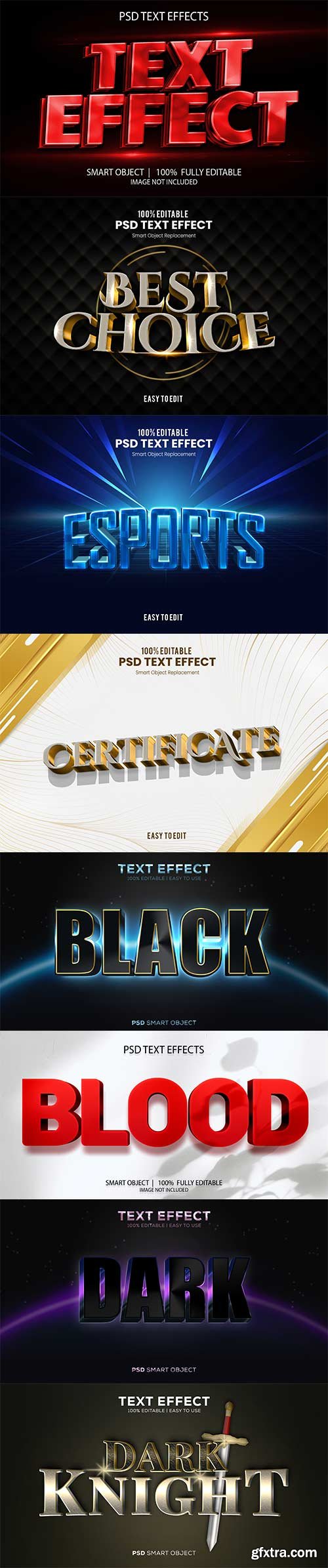 Psd text effect set vol 52