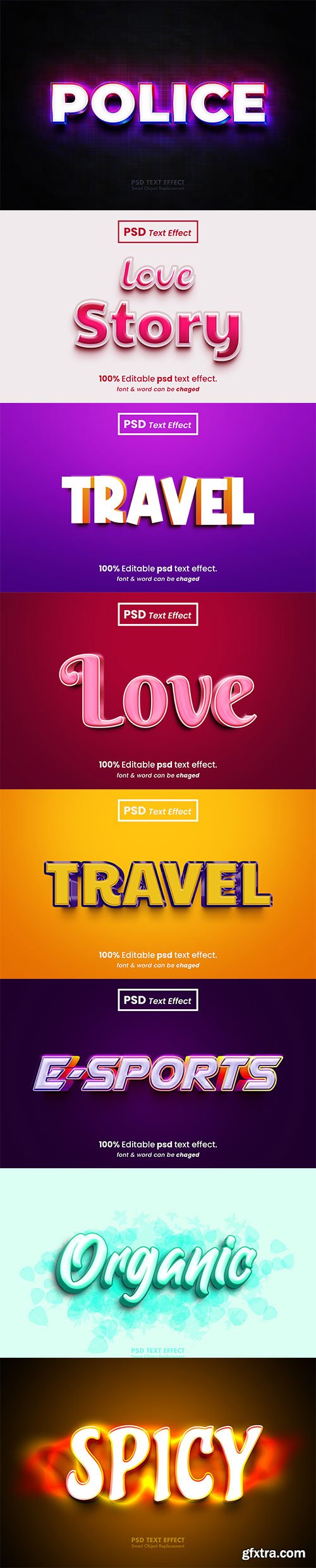 Psd text effect set vol 50