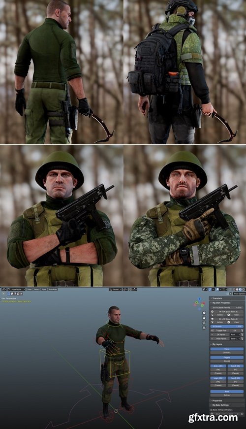 Gumroad - Escape From Tarkov Character Multirig v1.1