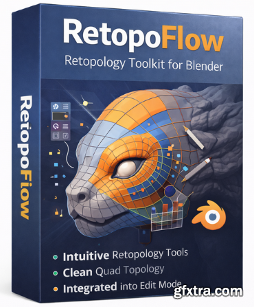 RetopoFlow 3 v3.4.10 for Blender