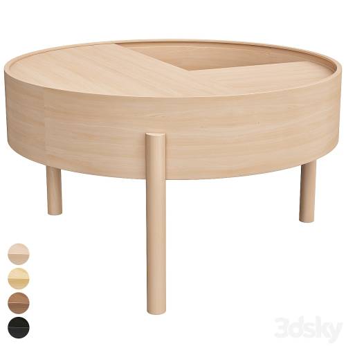 '3dsky Pro - Wood Arc Coffee Table' '3dsky Pro - Wood Arc Coffee Table'