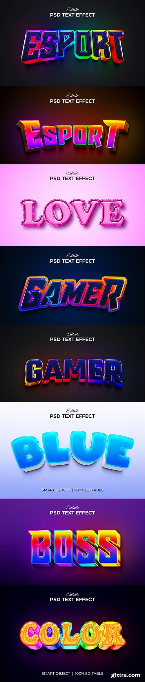 Psd text effect set vol 68 Psd text effect set vol 68