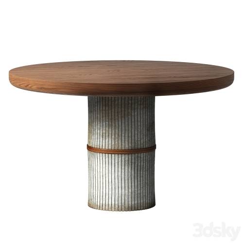'3dsky Pro - Stone and wood table / Stone table'