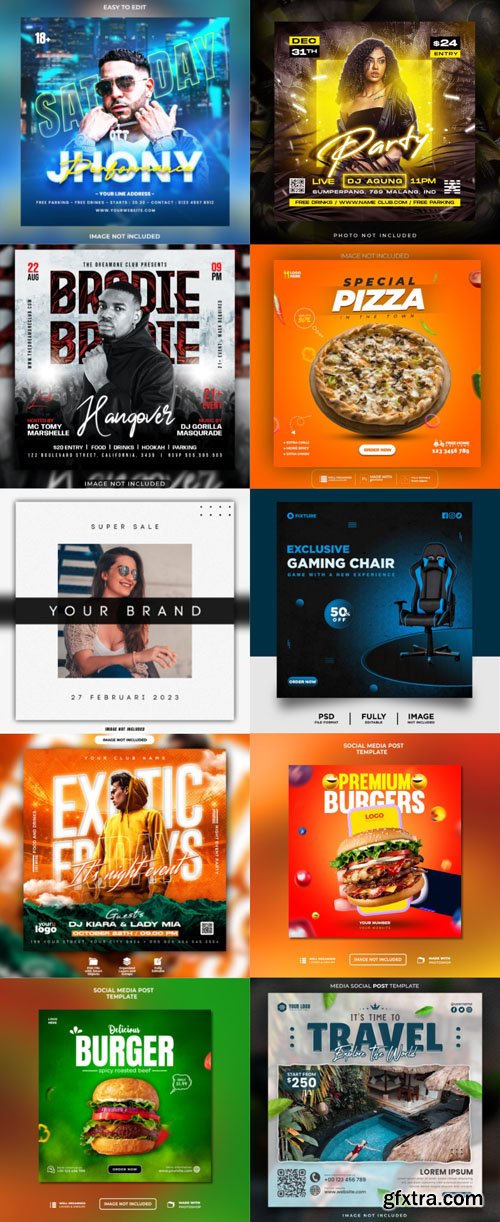 Flyer social media post, psd banner set vol 70 Flyer social media post, psd banner set vol 70
