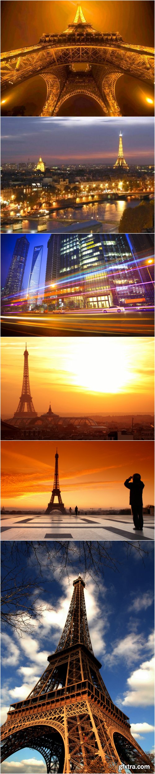 Cities and countries, architecture - stock photos set 25