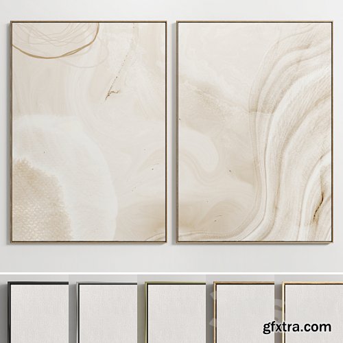 3dsky Pro - Plaster Two Photo Frame E-34