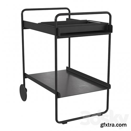 3dsky Pro - Zone Denmark A Cocktail Bar Trolley