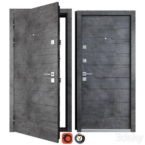 '3dsky Pro - Entrance metal door Senator (Favorit)'