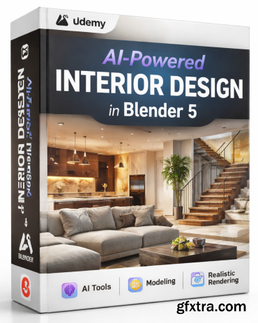 Udemy - AI-Powered Interior Design in Blender 5