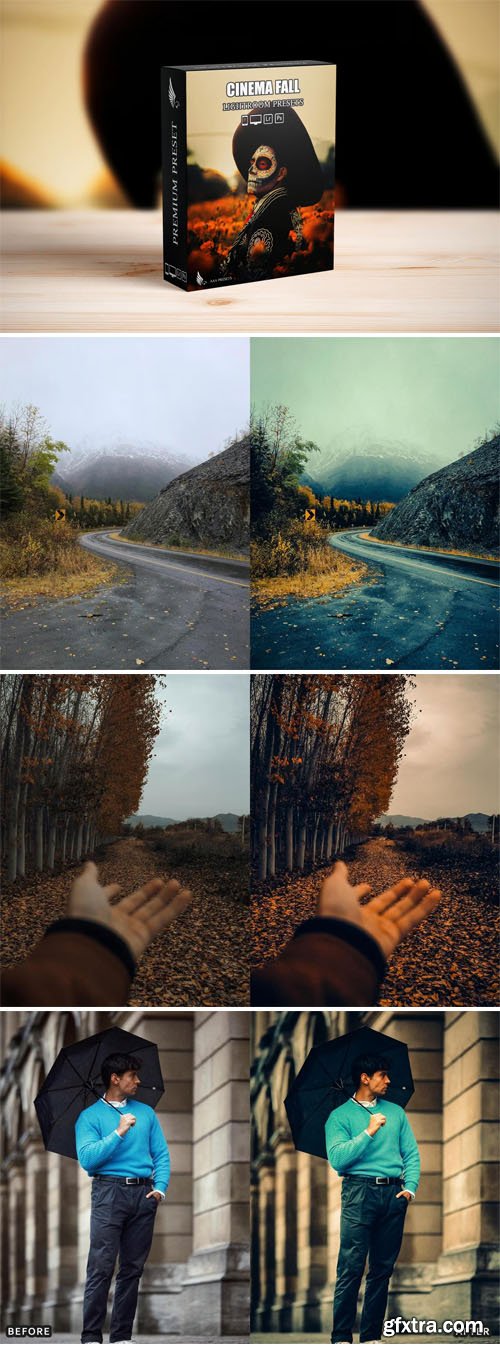 Cinematic Autumn Fall - Mobile & Desktop Lightroom Presets Cinematic Autumn Fall - Mobile & Desktop Lightroom Presets