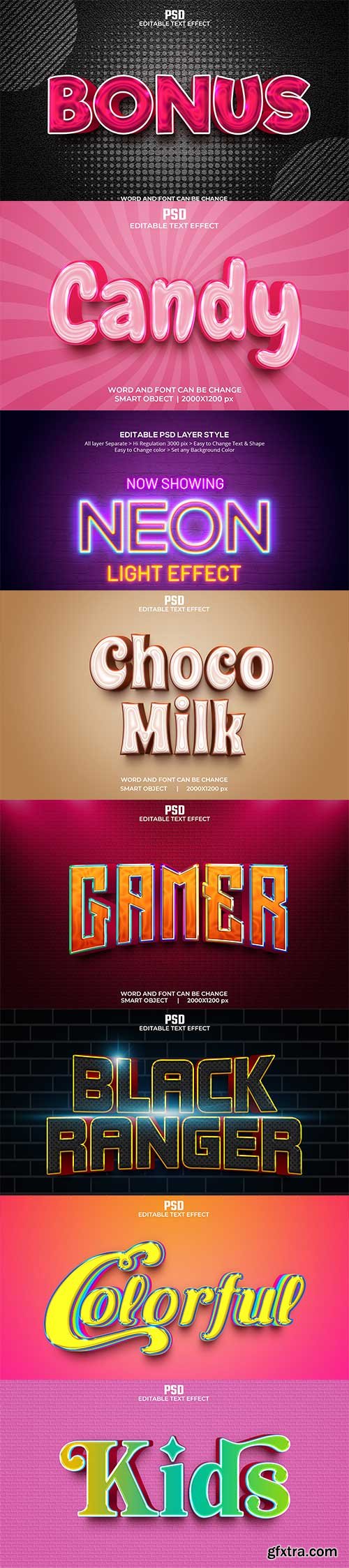 Psd text effect set vol 92 Psd text effect set vol 92