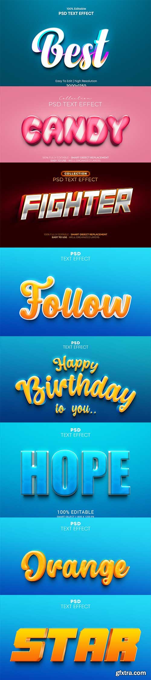 Psd text effect set vol 94 Psd text effect set vol 94