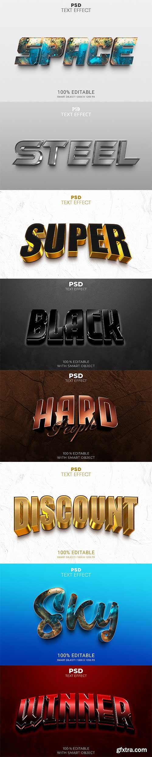 Psd text effect set vol 90 Psd text effect set vol 90