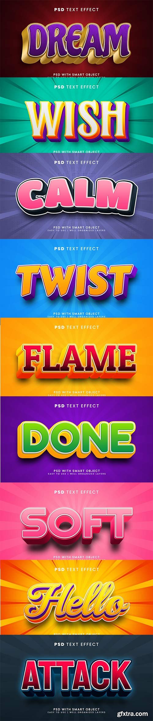 Psd text effect set vol 85 Psd text effect set vol 85