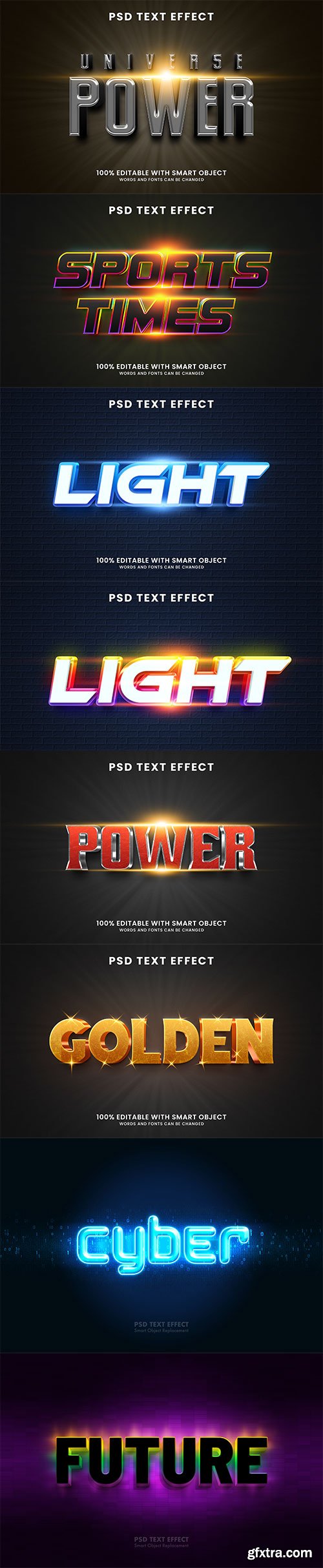 Psd text effect set vol 74