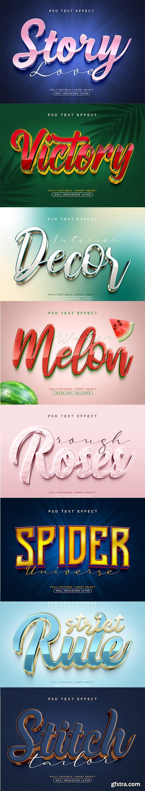 Psd text effect set vol 76