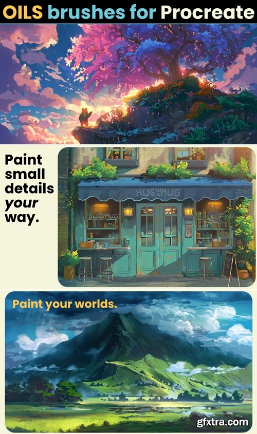 Gumroad - Angrymikko OILS Brush Set for Procreate