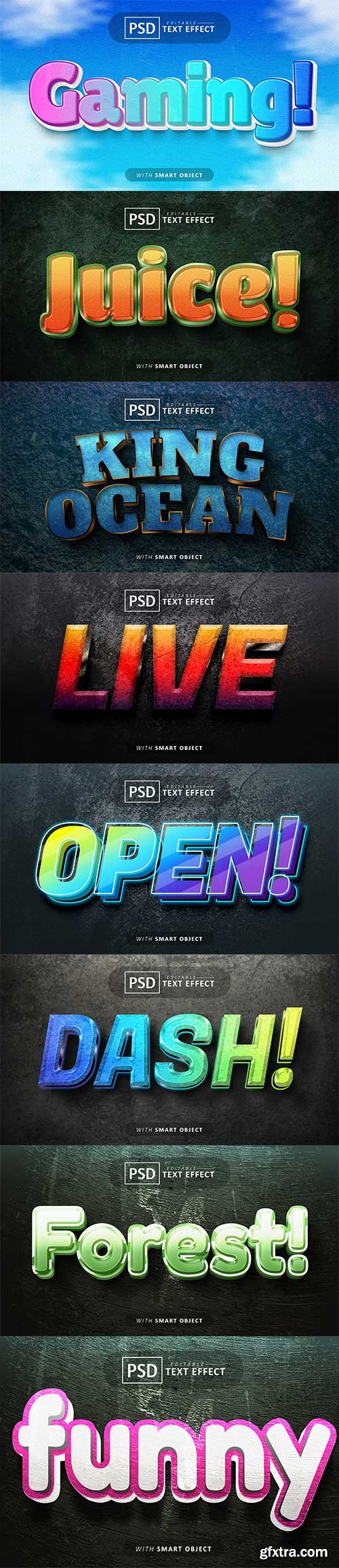 Psd text effect set vol 106