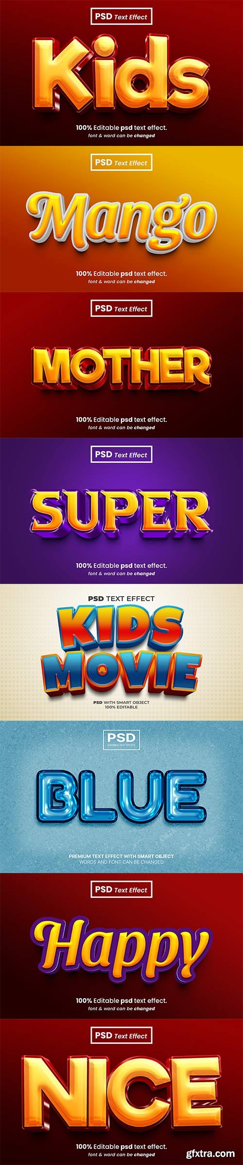 Psd text effect set vol 113