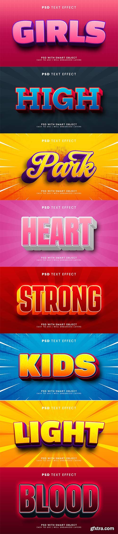 Psd text effect set vol 111