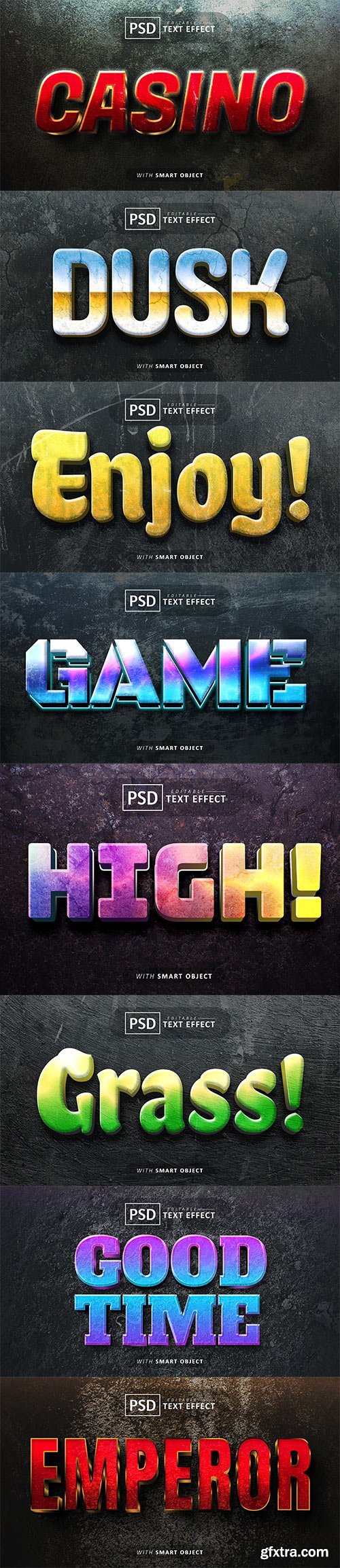 Psd text effect set vol 105