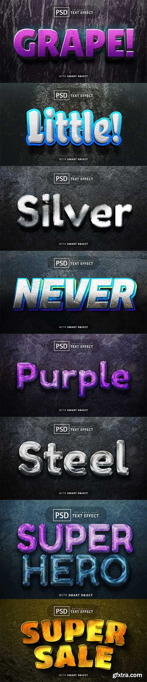 Psd text effect set vol 107