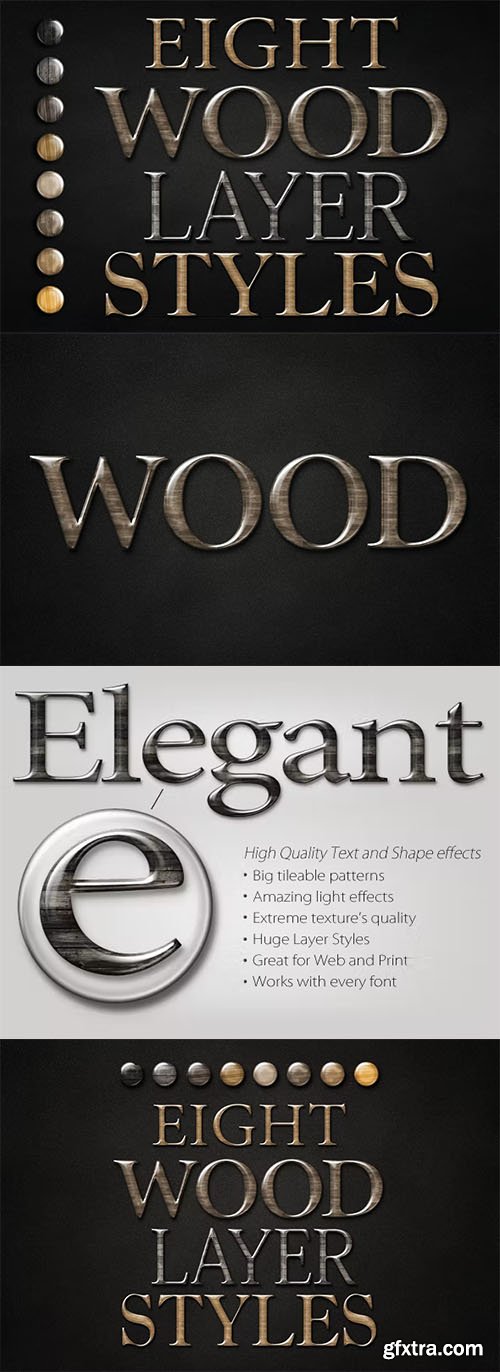 Wood Text Logo Effect for Photoshop